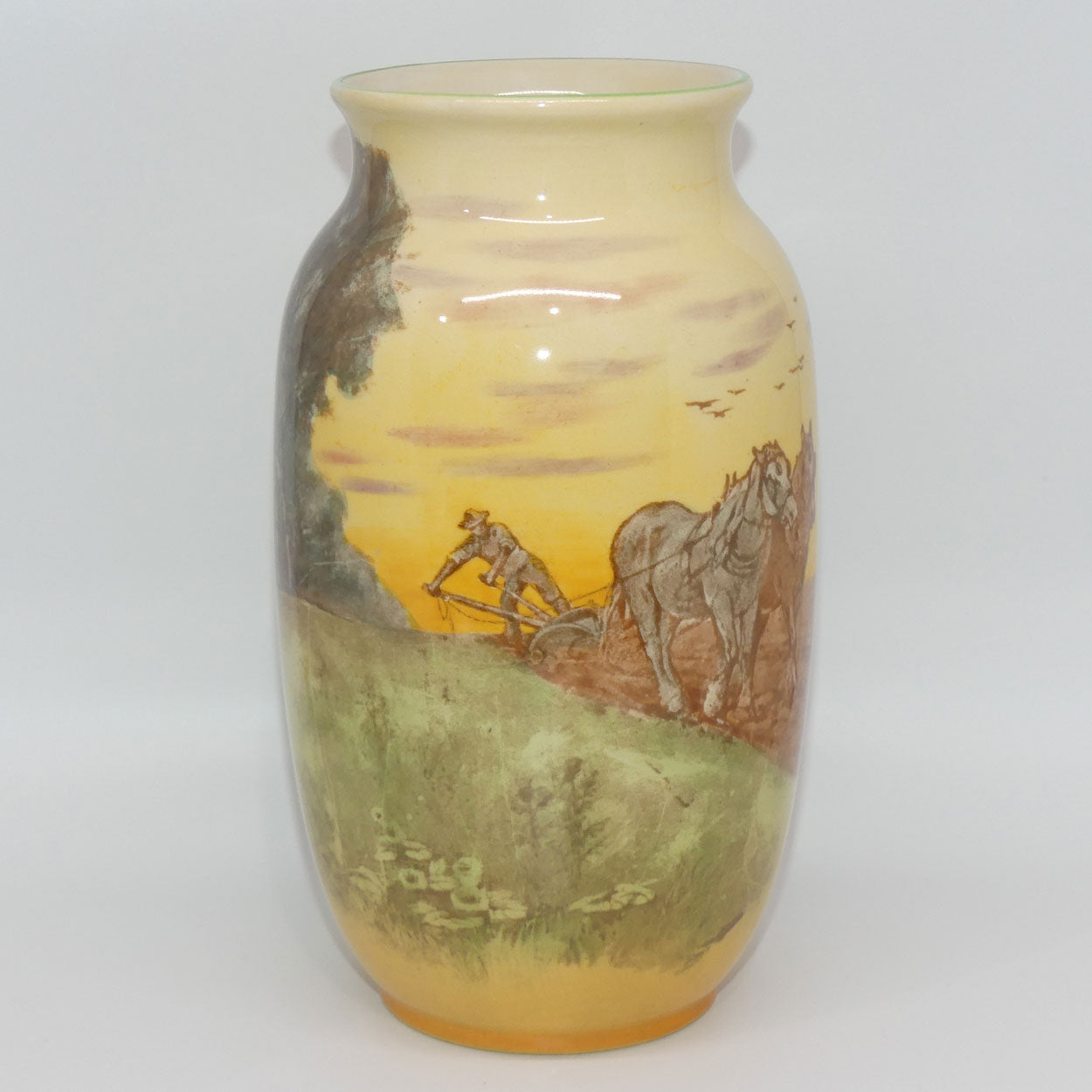 royal-doulton-ploughing-large-vase-d5650