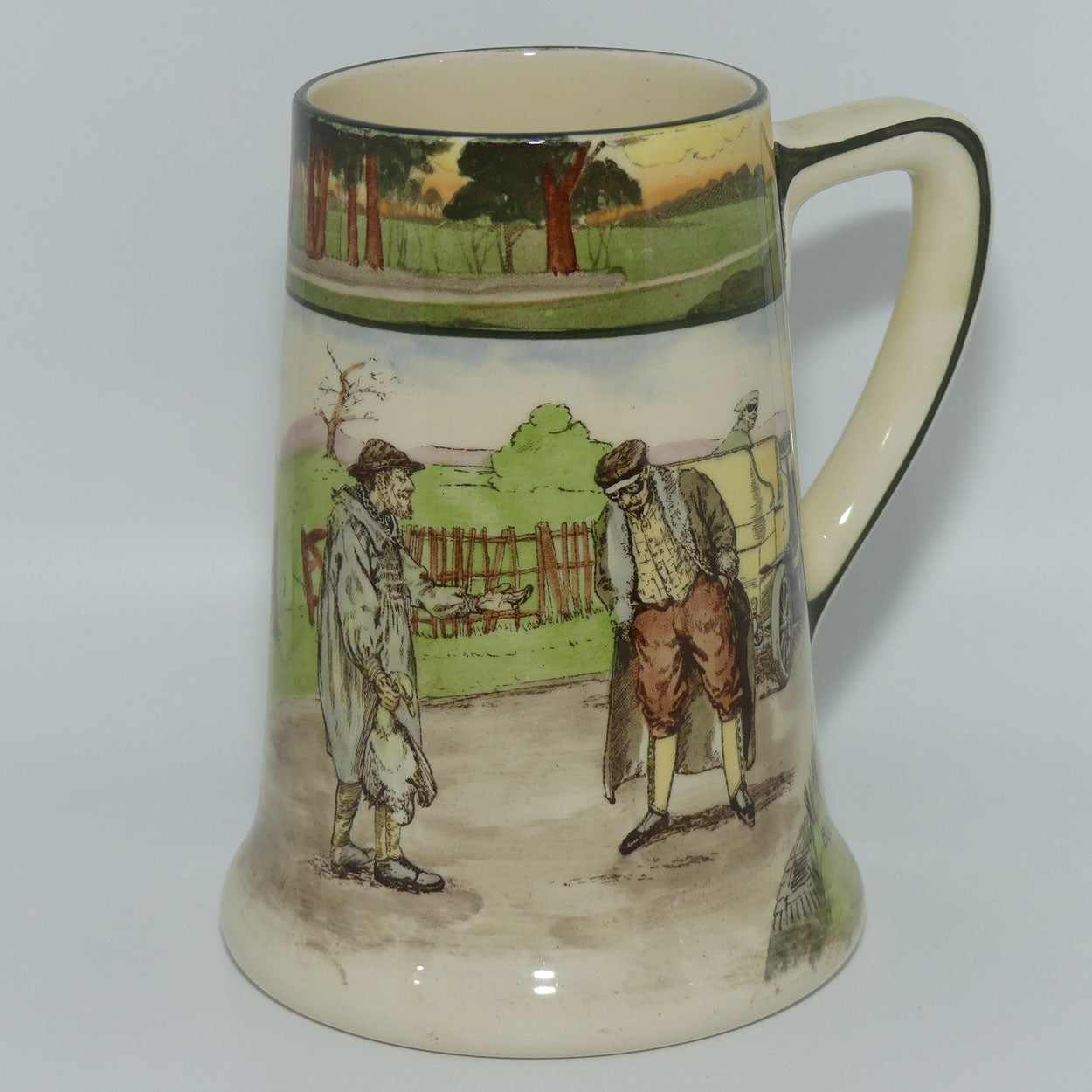 Royal Doulton Early Motoring tankard D2406: Blood Money