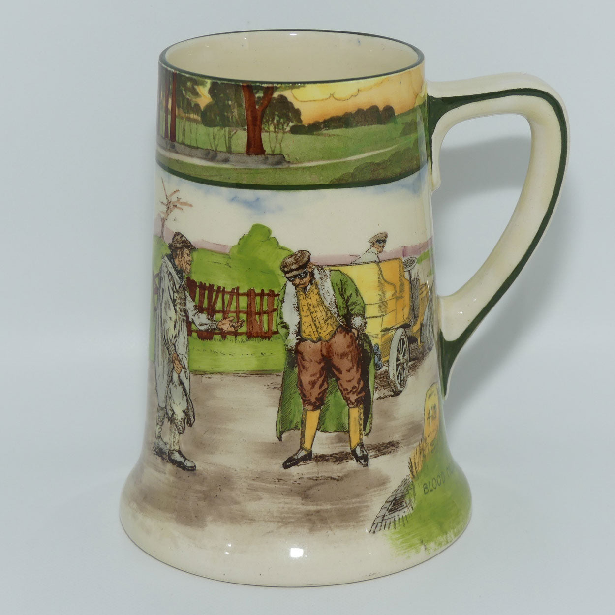 Royal Doulton Early Motoring tankard D2406: Blood Money
