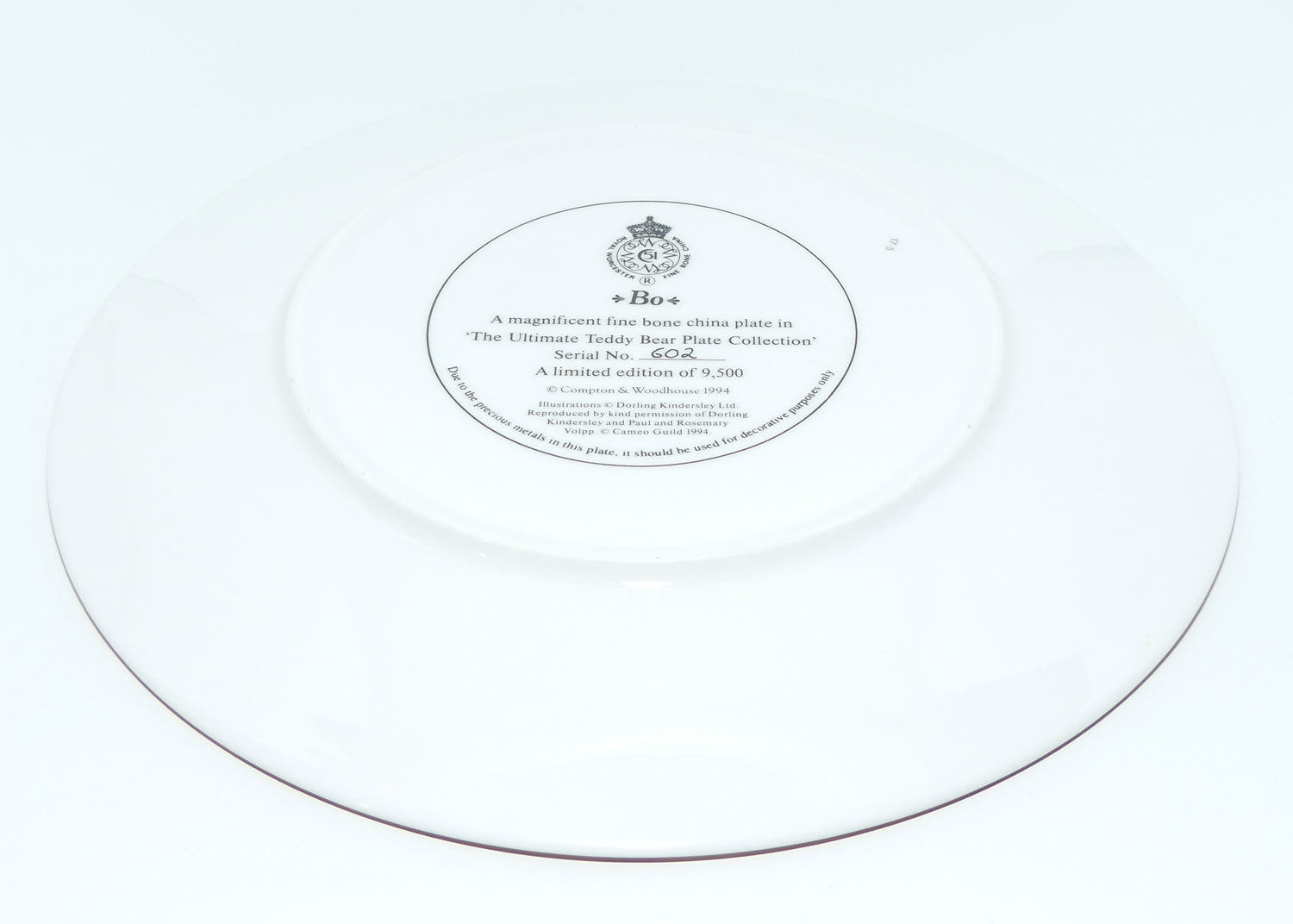 Royal Worcester The Ultimate Teddy Bear Plate Collection | Bo