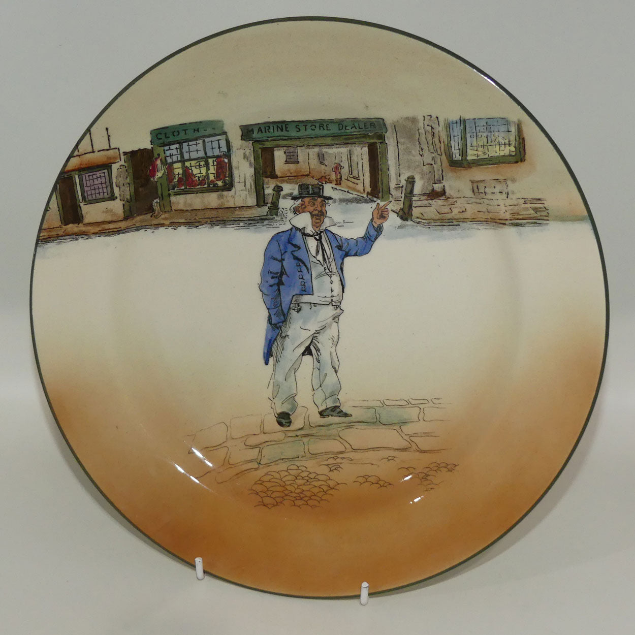 royal-doulton-dickensware-captn-cuttle-plate-d2973