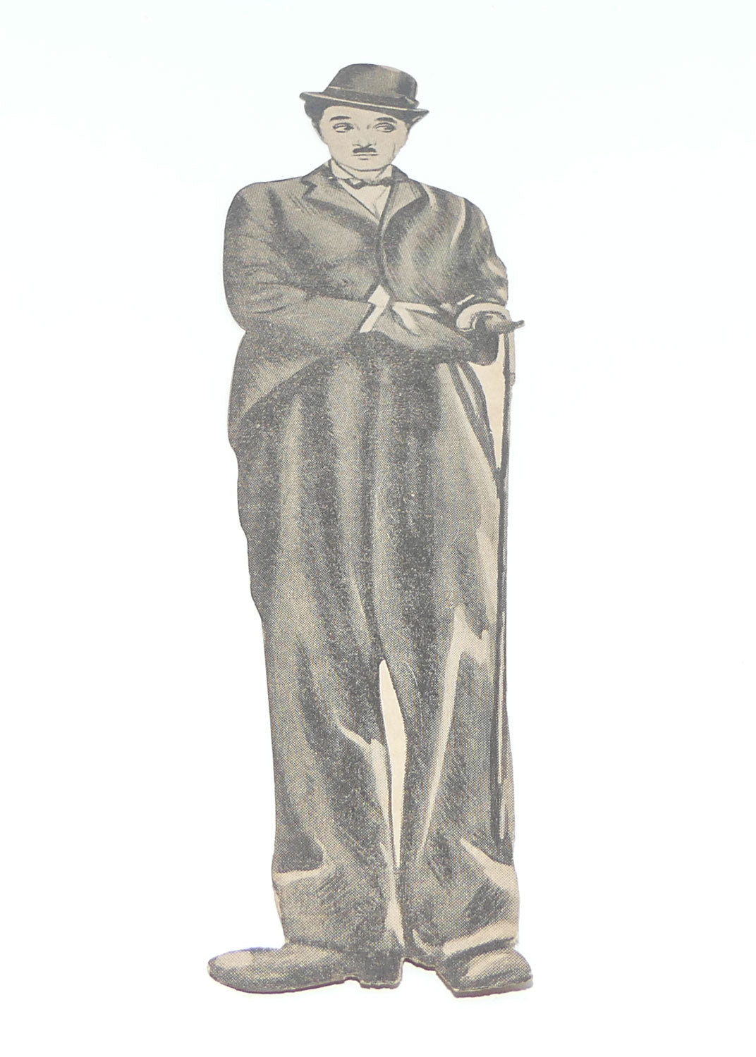 Vintage Charlie Chaplin | Little Tramp Card Cutout