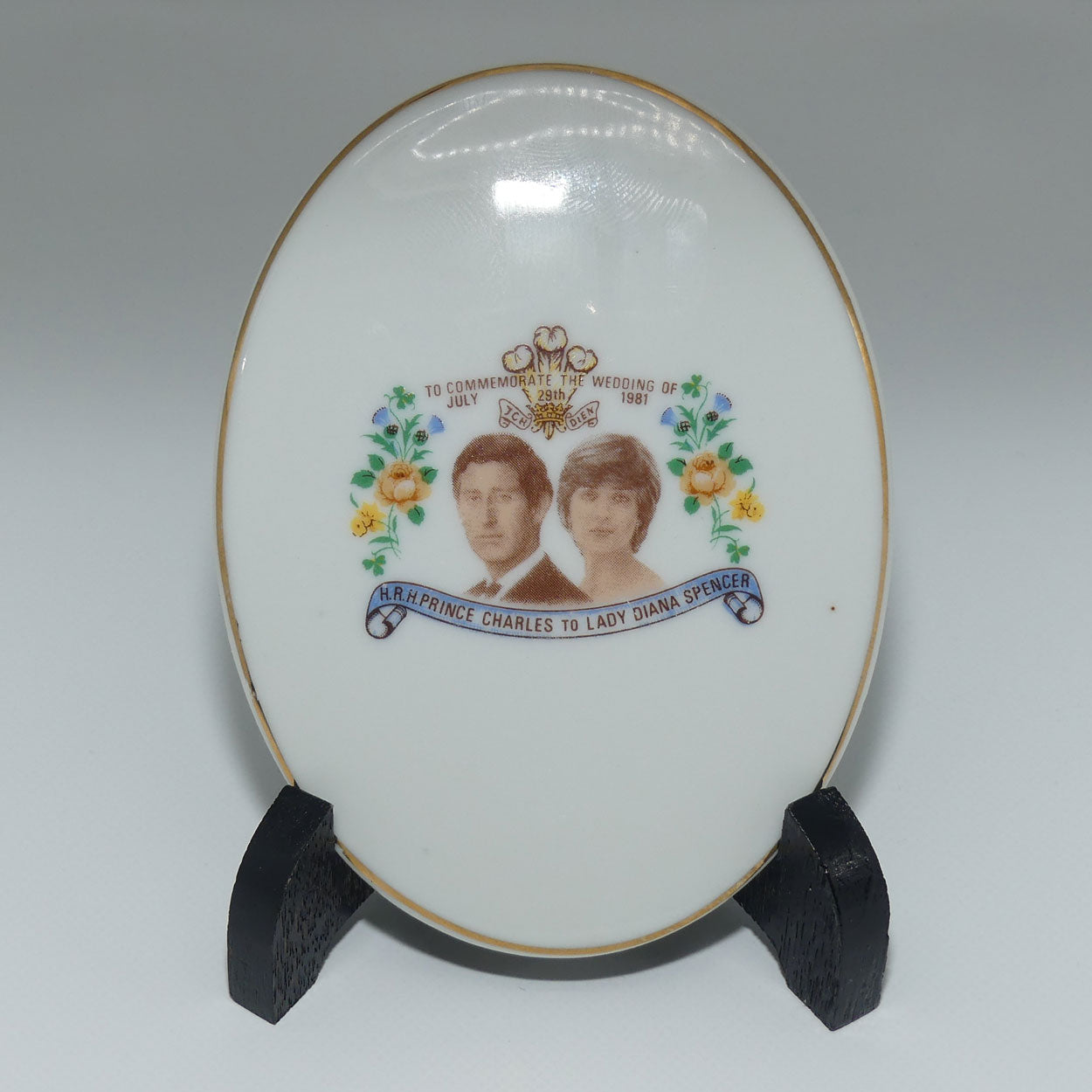 HRH Prince Charles Lady Diana Spencer Wedding 29th July 1981 plaque