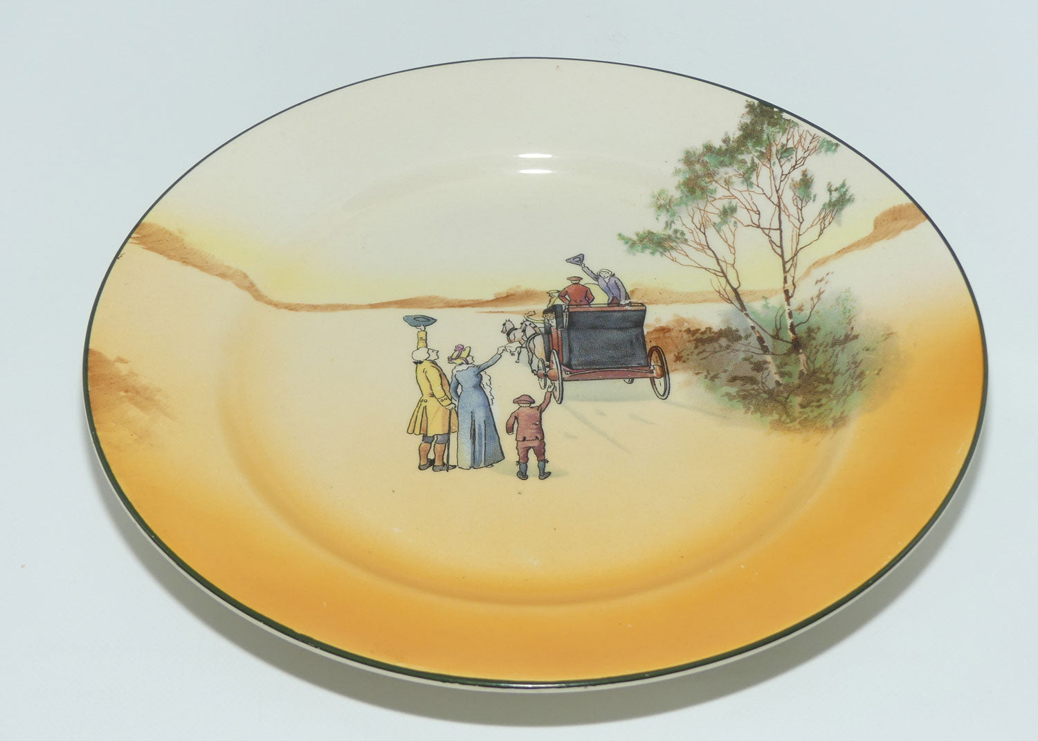 Royal Doulton Coaching Days salad plate D2716 | 21.5cm