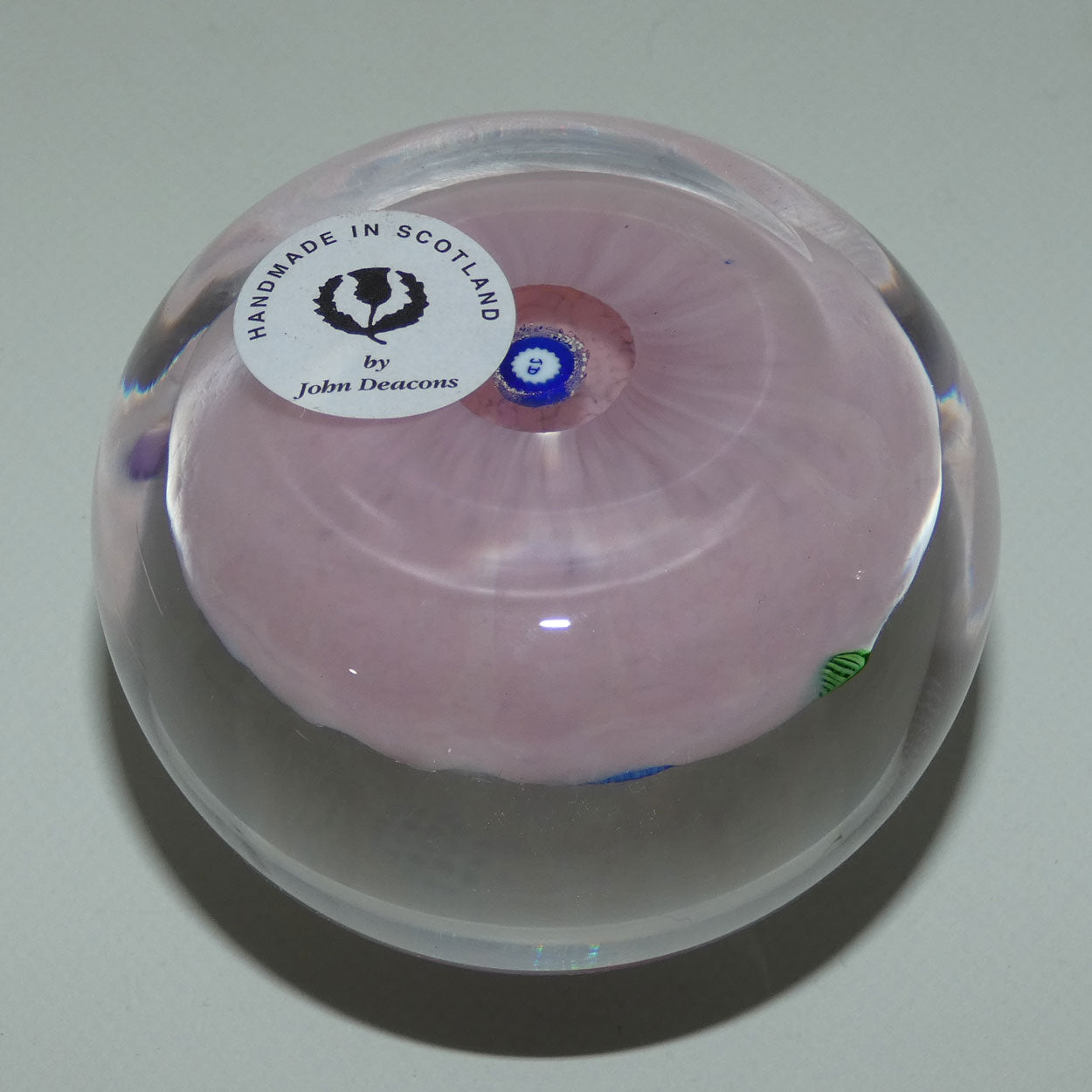 john-deacons-scotland-complex-closepack-millefiori-medium-paperweight-pink