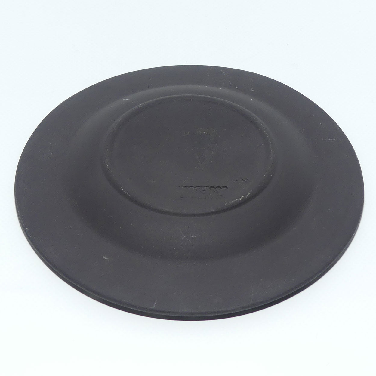 Wedgwood Jasper | White on Black | Cupid as Oracle plate #1