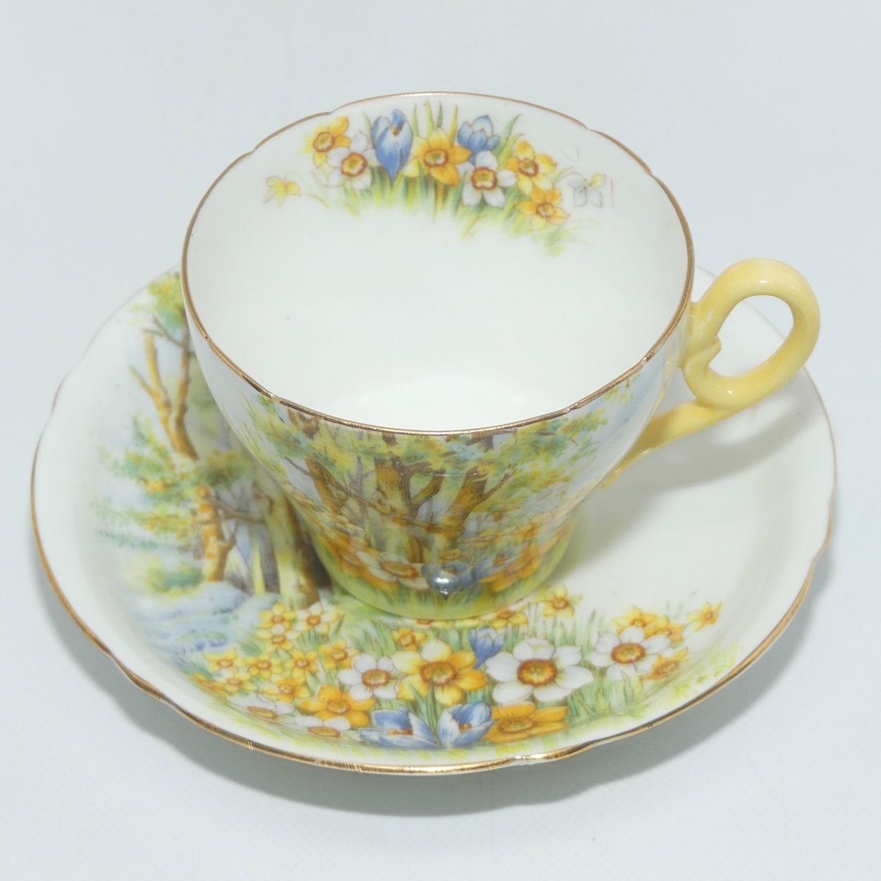 shelley-cambridge-shape-daffodil-time-coffee-duo