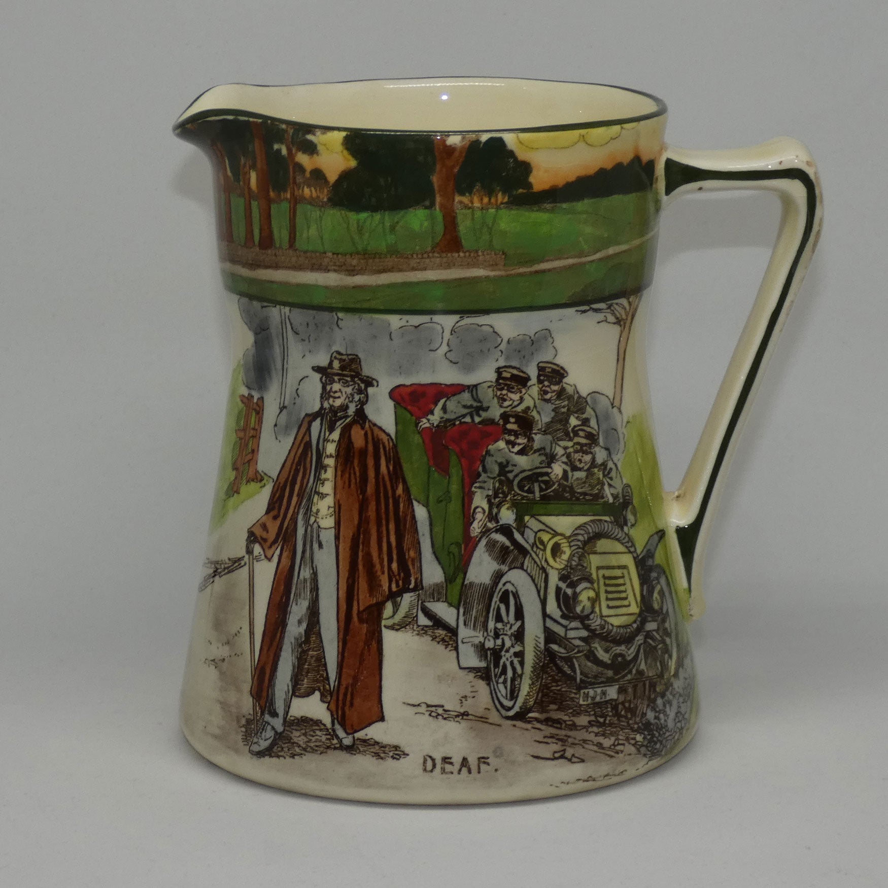 royal-doulton-early-motoring-simon-jug-d2406-deaf