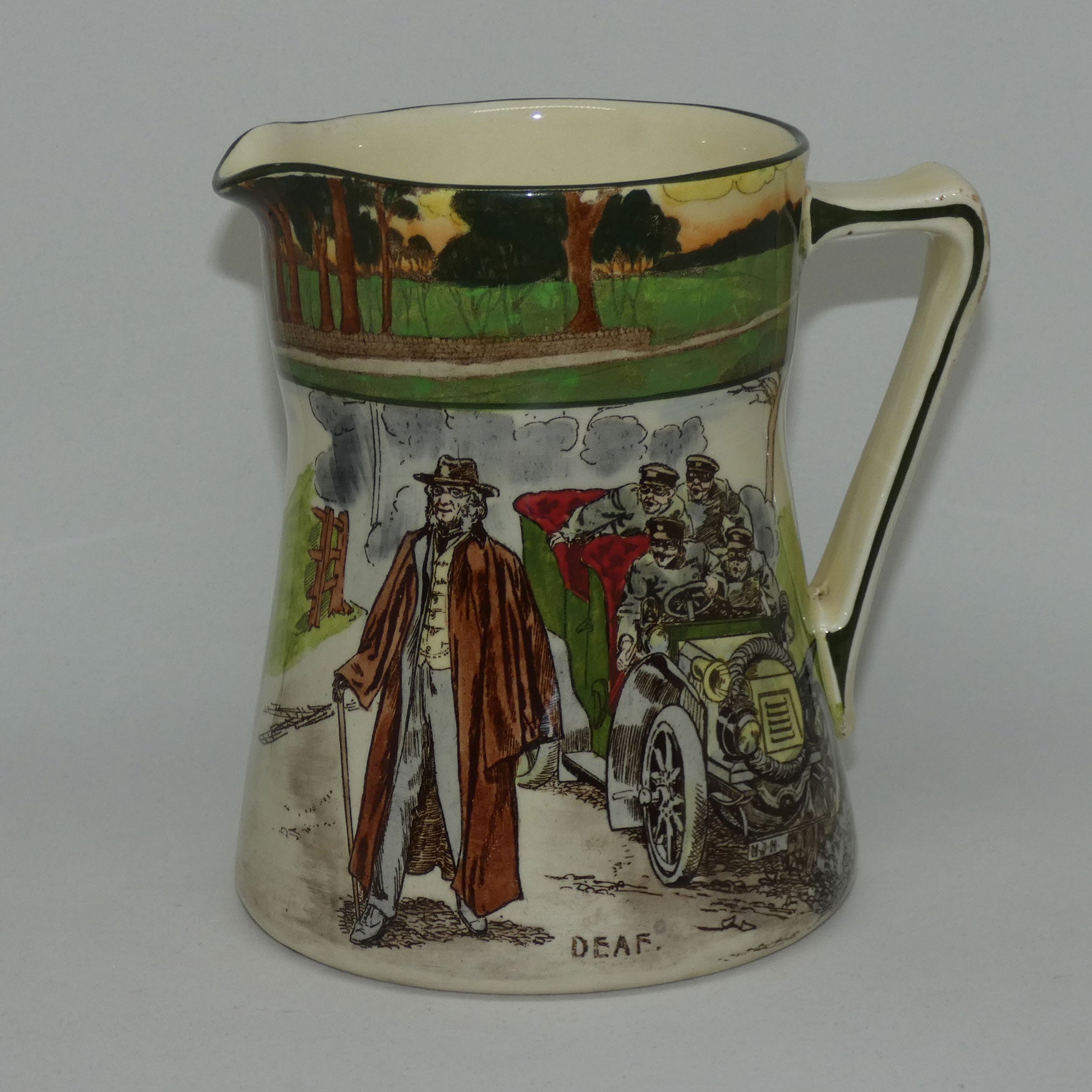 royal-doulton-early-motoring-simon-jug-d2406-deaf