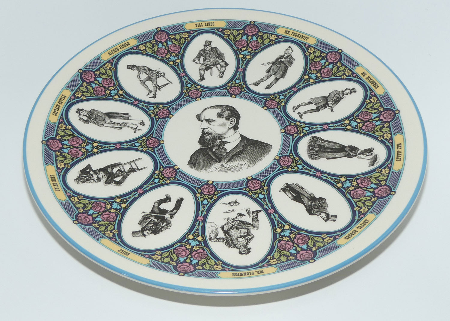 Wedgwood Etruria Charles Dickens | Dickens Characters plate