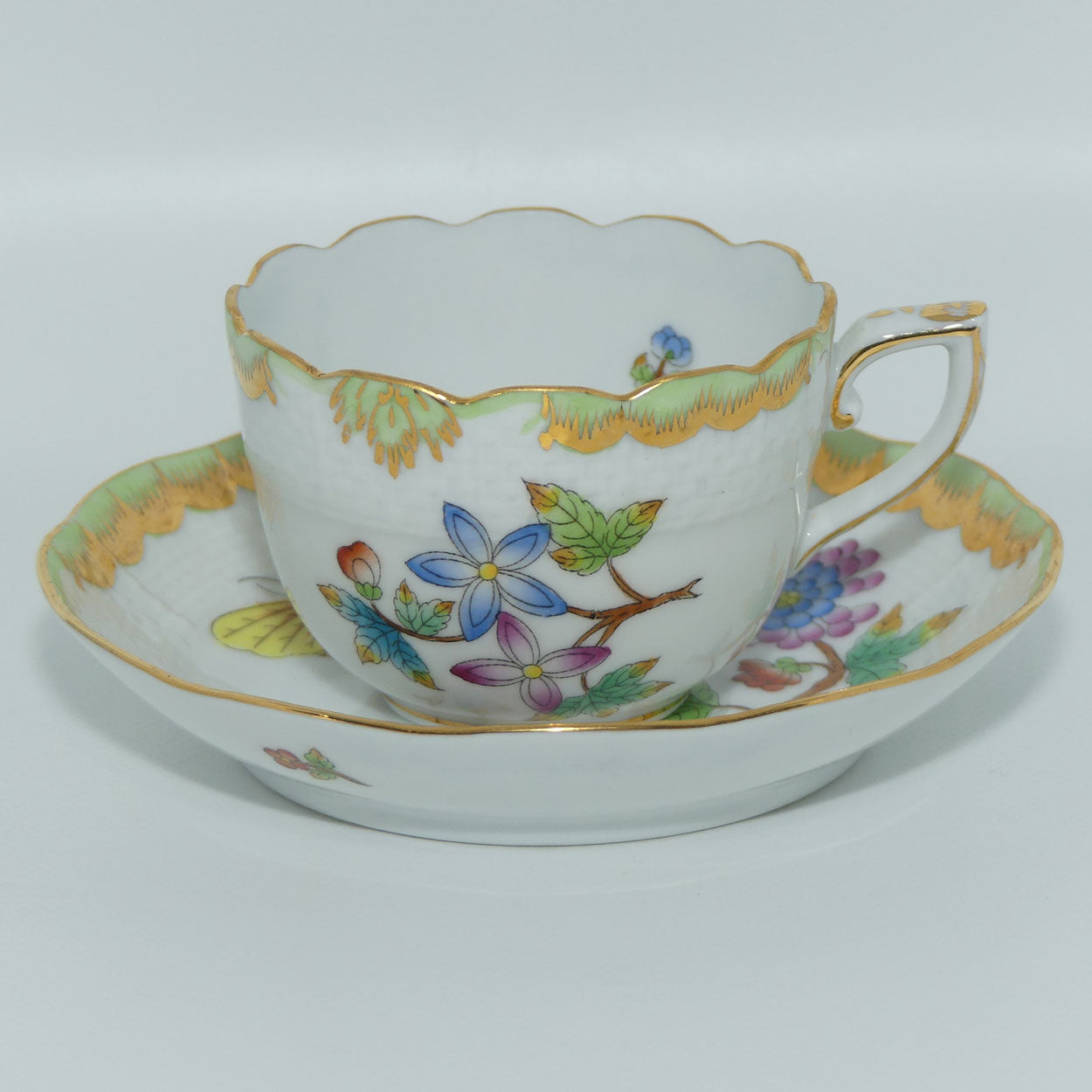 Herend Hungary Queen Victoria pattern | duo #1