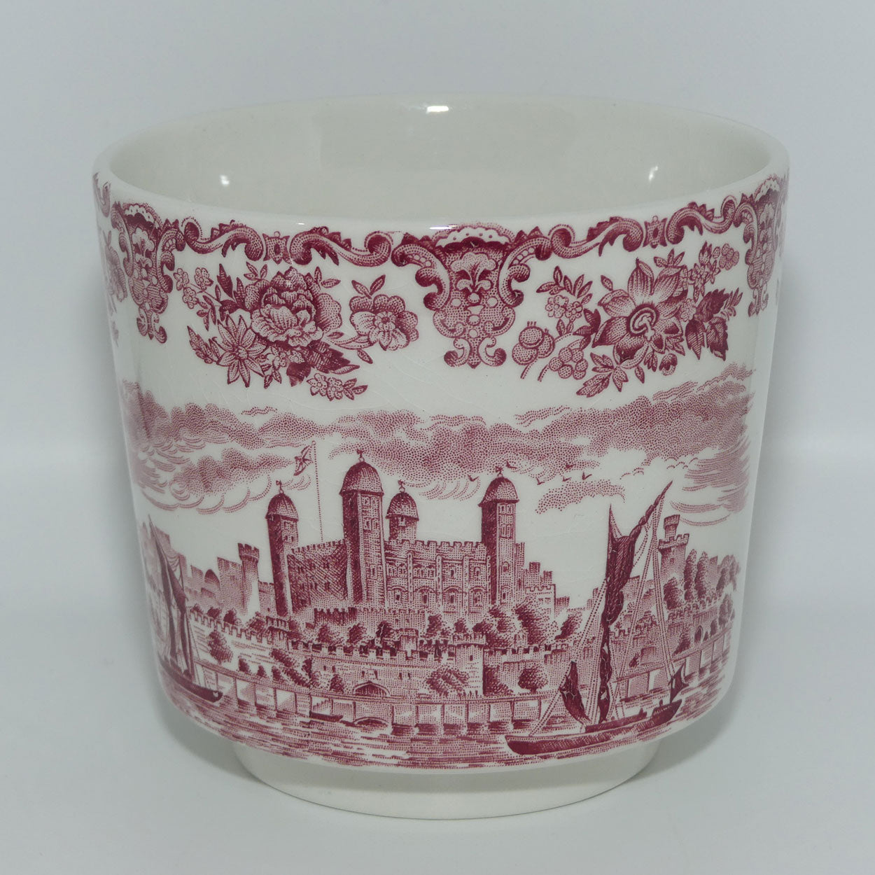 Enoch Wedgwood | Royal Homes of Britain | Red and White planter