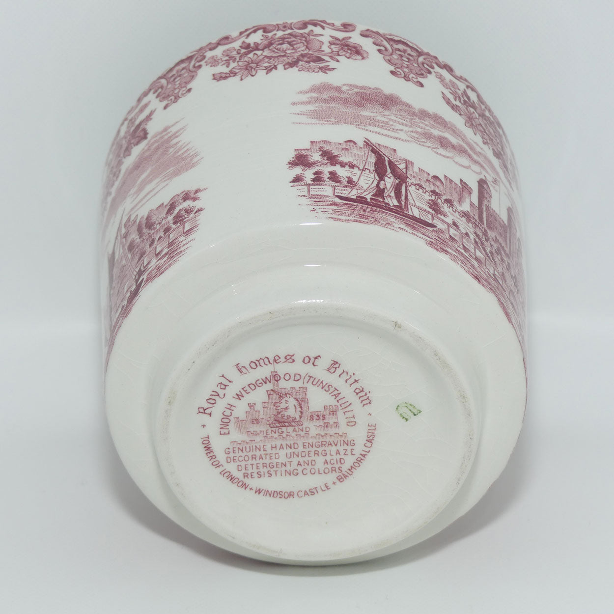 Enoch Wedgwood | Royal Homes of Britain | Red and White planter