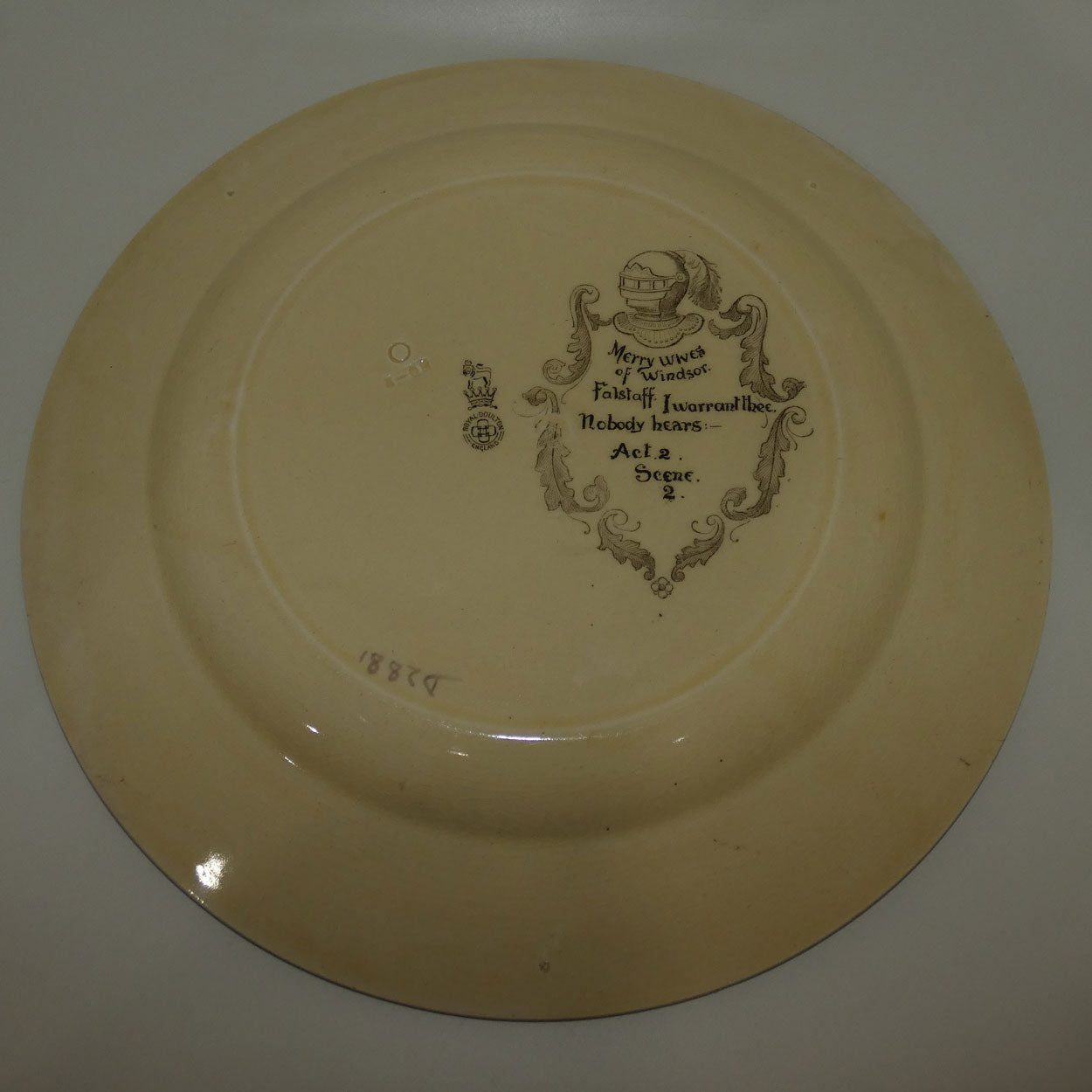 royal-doulton-shakespeare-c-falstaff-merry-wives-of-windsor-plate-d2881