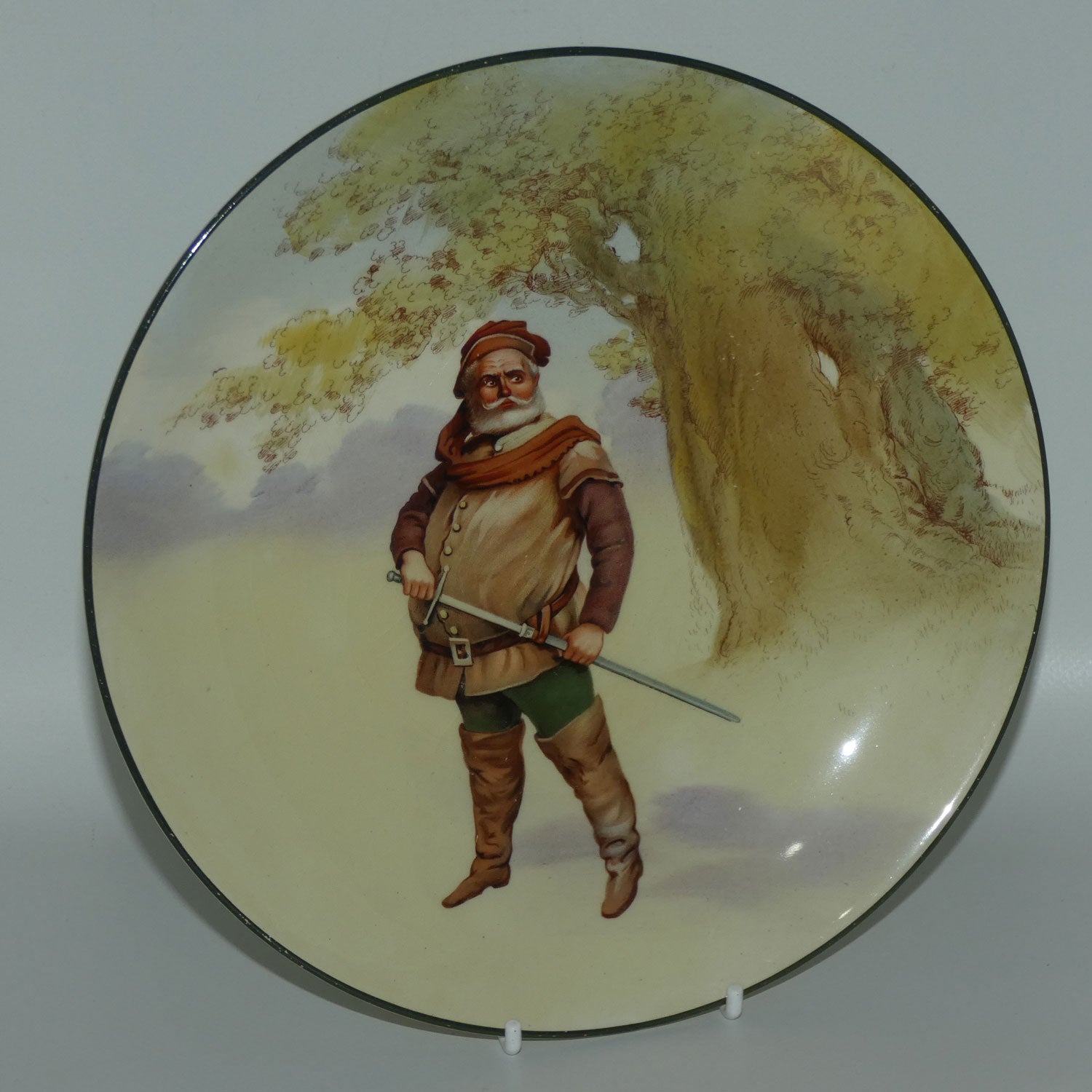 royal-doulton-shakespearean-falstaff-plate-d3835