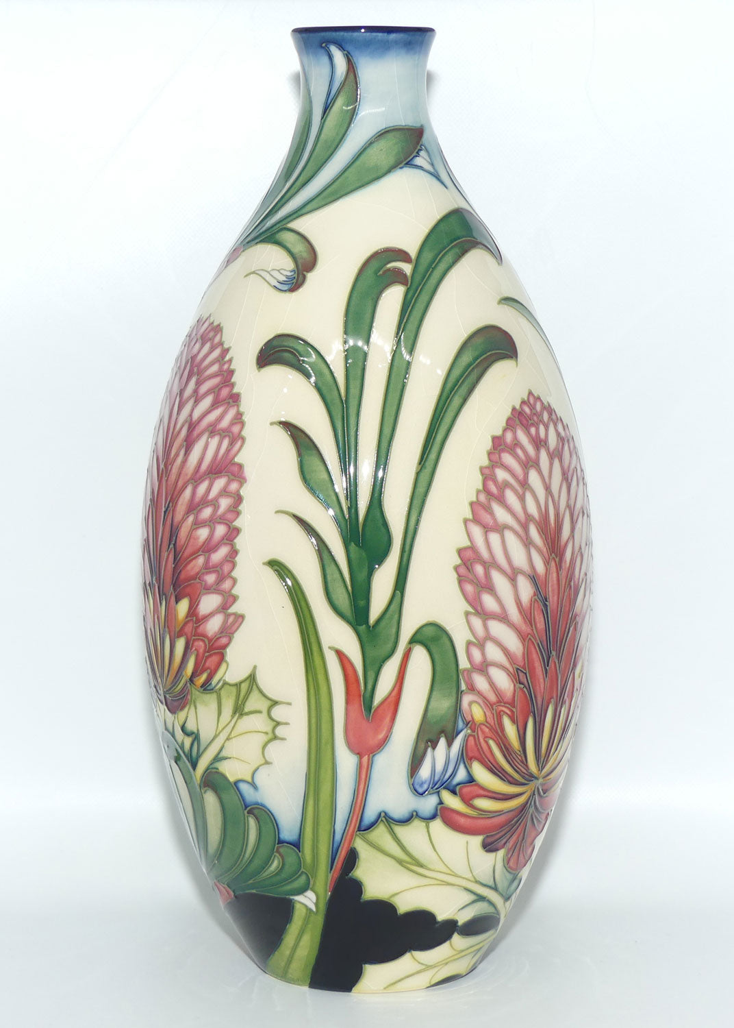 Moorcroft Pottery | Firewheel Banksia 9/12 vase | Australian Exclusive Design
