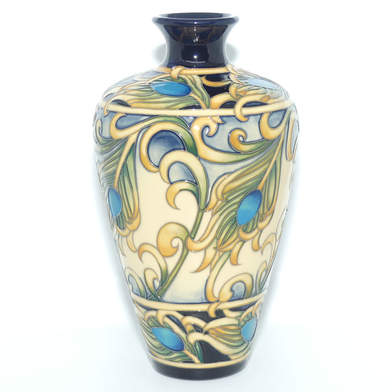 Moorcroft Pottery | First Feathers 72/9 vase | Kerry Goodwin design