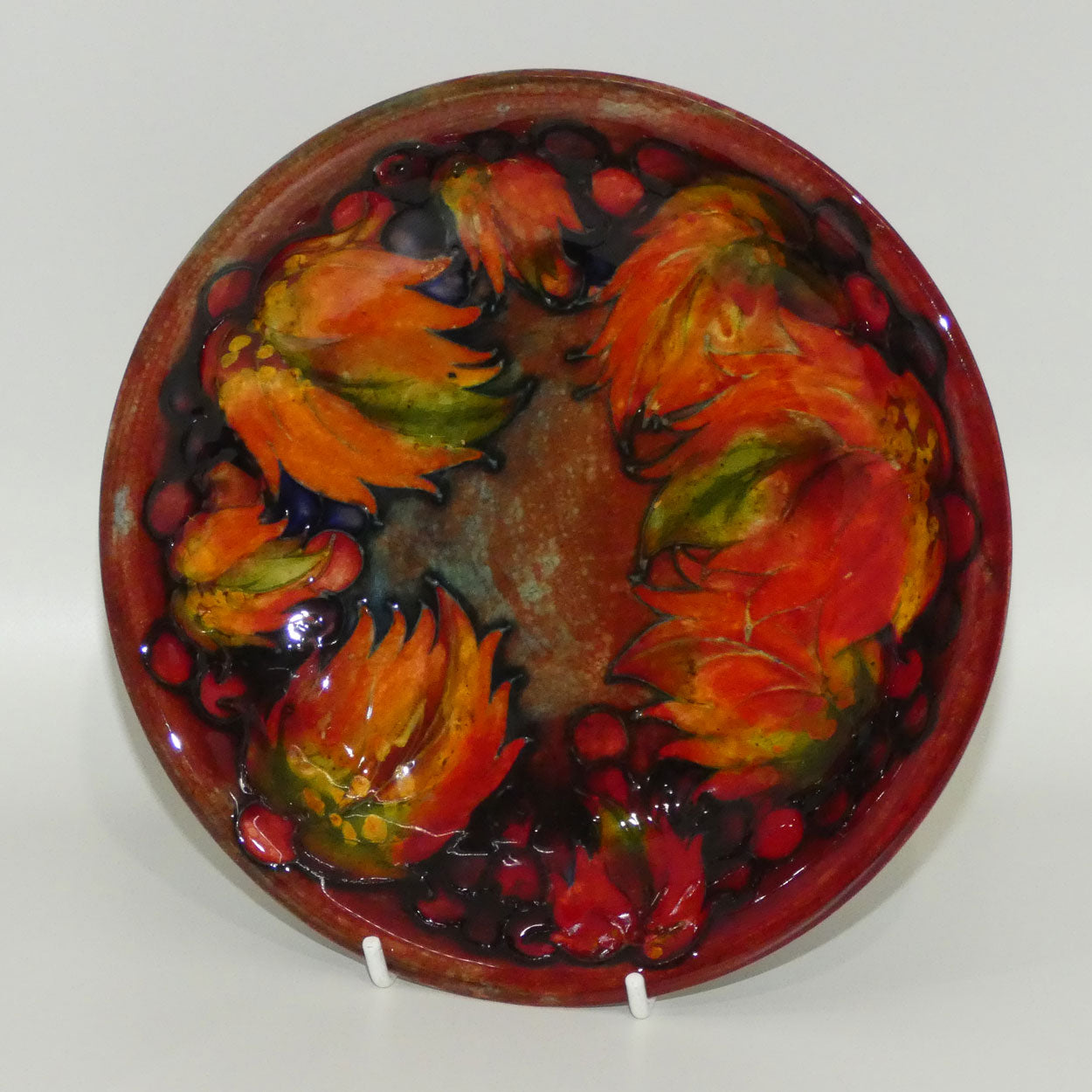 william-moorcroft-flambe-leaves-and-fruit-shallow-bowl-2