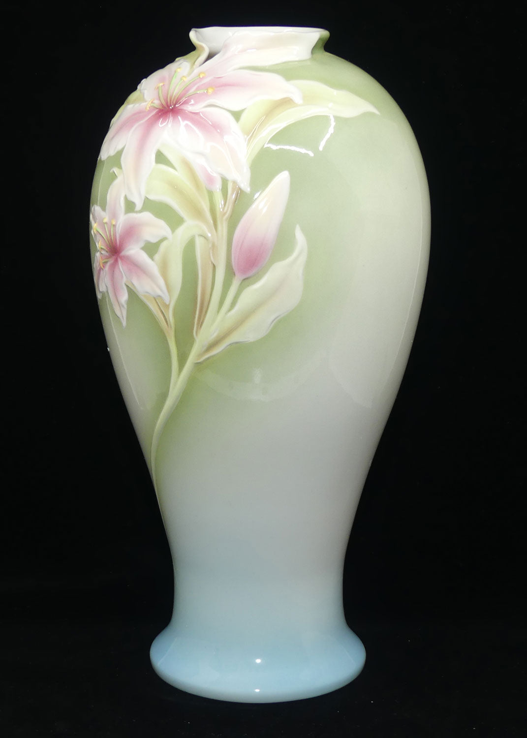 franz-porcelain-floral-very-tall-vase-36-5cm-lily-2