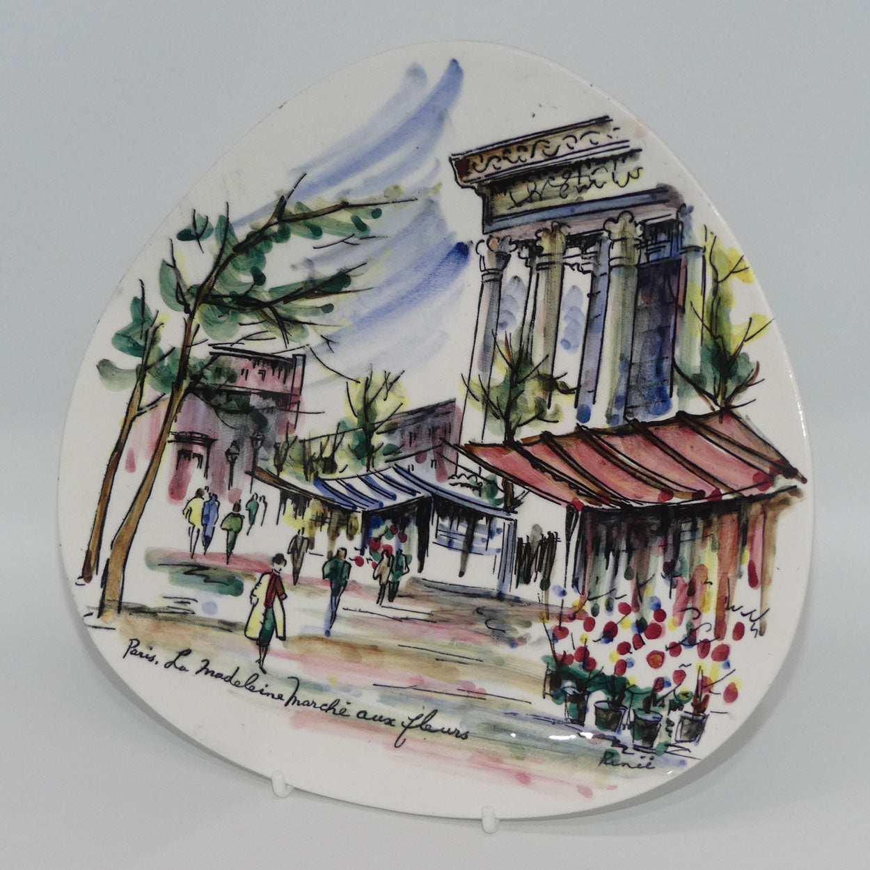 french-naive-ingenu-painting-paris-le-madelaine-marche-aux-fleurs