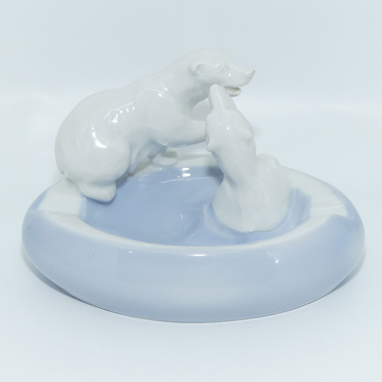 Gerold Porzellan Western Germany Polar Bears tray | 5418