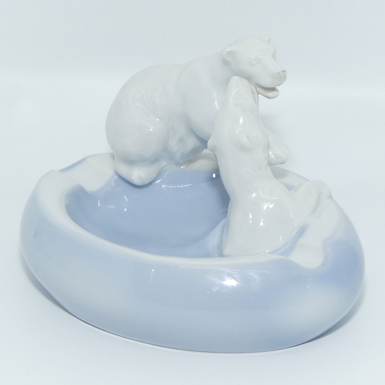 Gerold Porzellan Western Germany Polar Bears tray | 5418