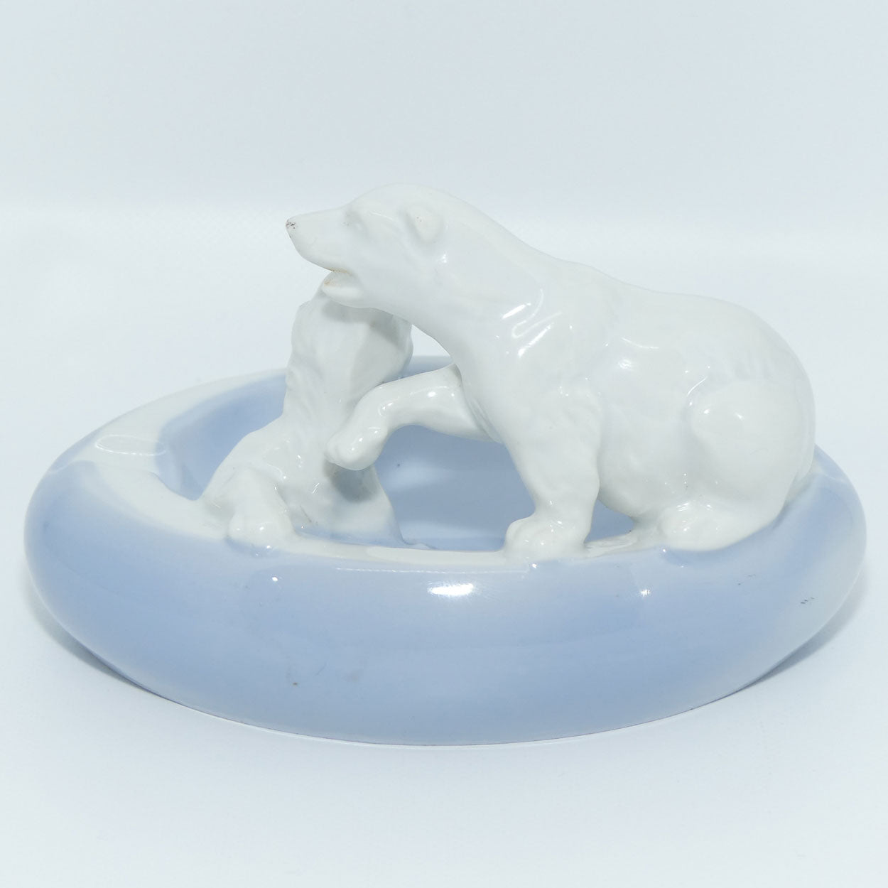 Gerold Porzellan Western Germany Polar Bears tray | 5418