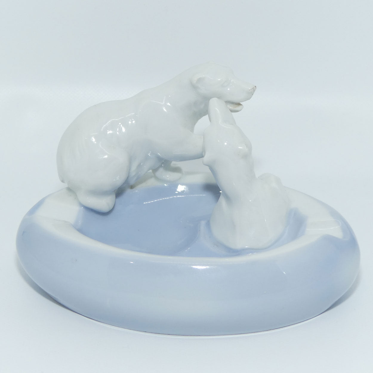Gerold Porzellan Western Germany Polar Bears tray | 5418