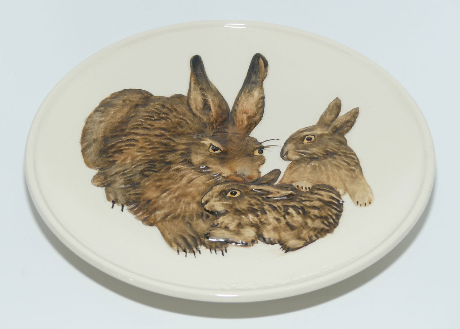 Goebel Germany Mothers Series plate | 1975 First Edition Rabbits