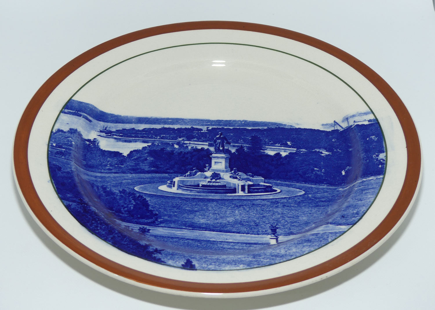 Royal Doulton Australian plate | Captain Arthur Phillip | Governor Phillip's Statue