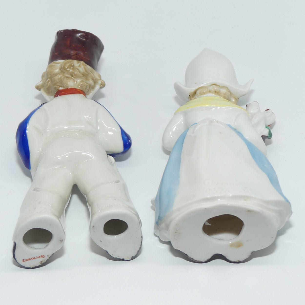 Pair German Made Gretchen and Derek figurines c.1920
