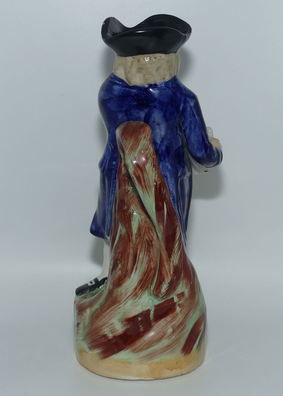 Antique Staffordshire Pottery Hearty Good Fellow toby jug