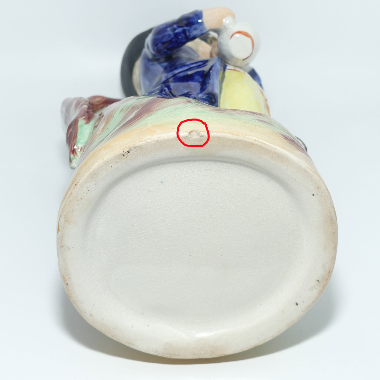 Antique Staffordshire Pottery Hearty Good Fellow toby jug