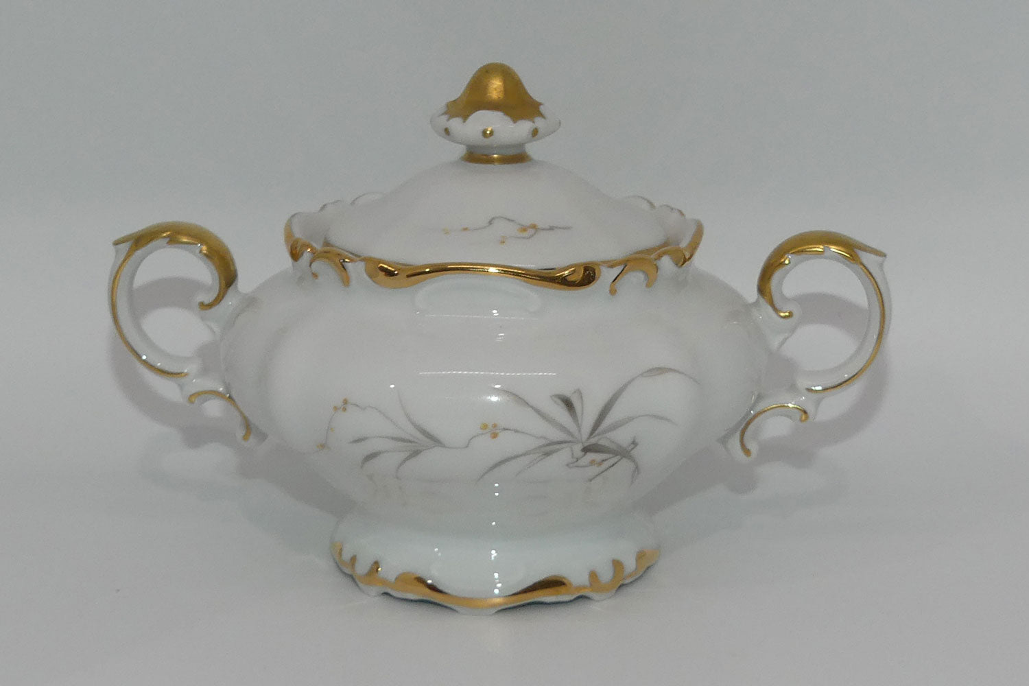 heinrich-and-co-selb-bavaria-bird-pattern-milk-jug-and-sugar-bowl