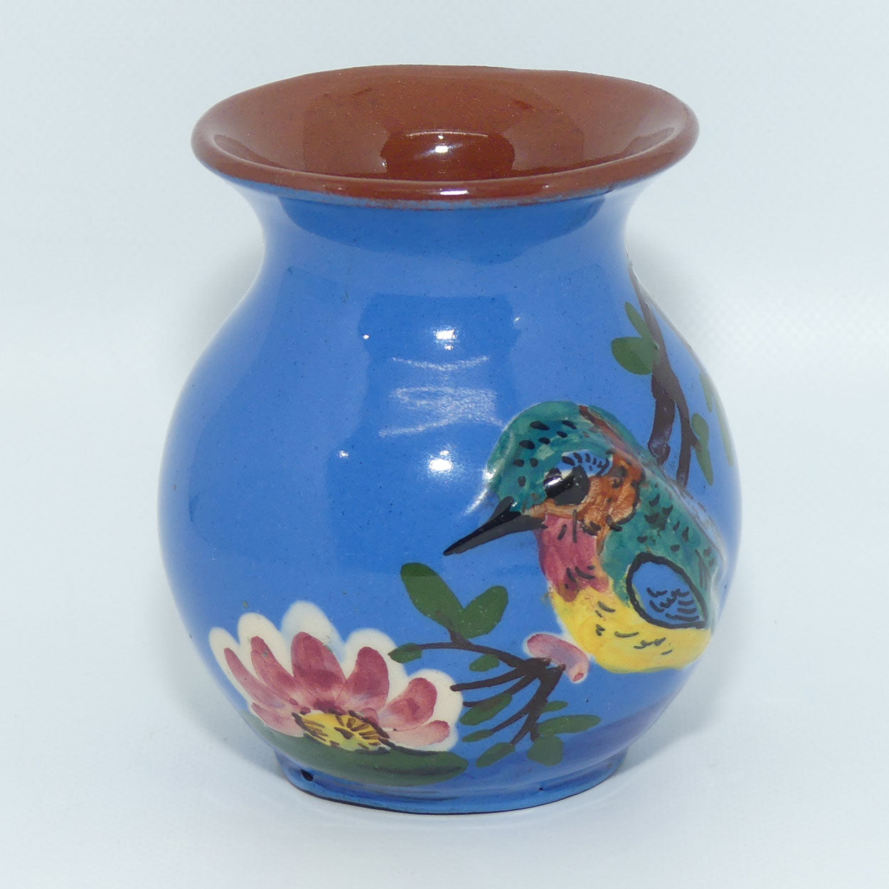 torquay-ware-motto-ware-small-kingfisher-motif-vase