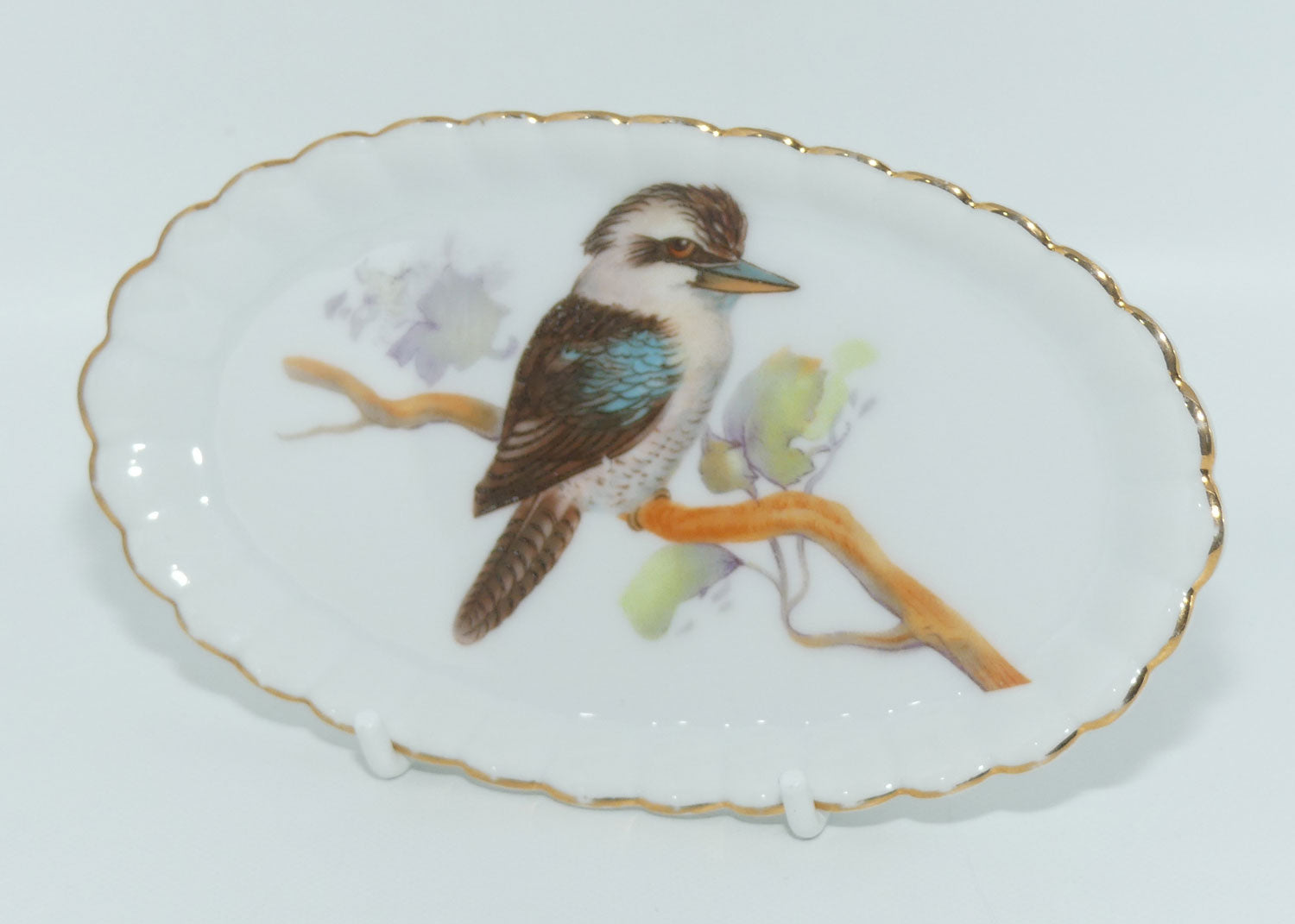 Australiana | Kookaburra motif oval tray