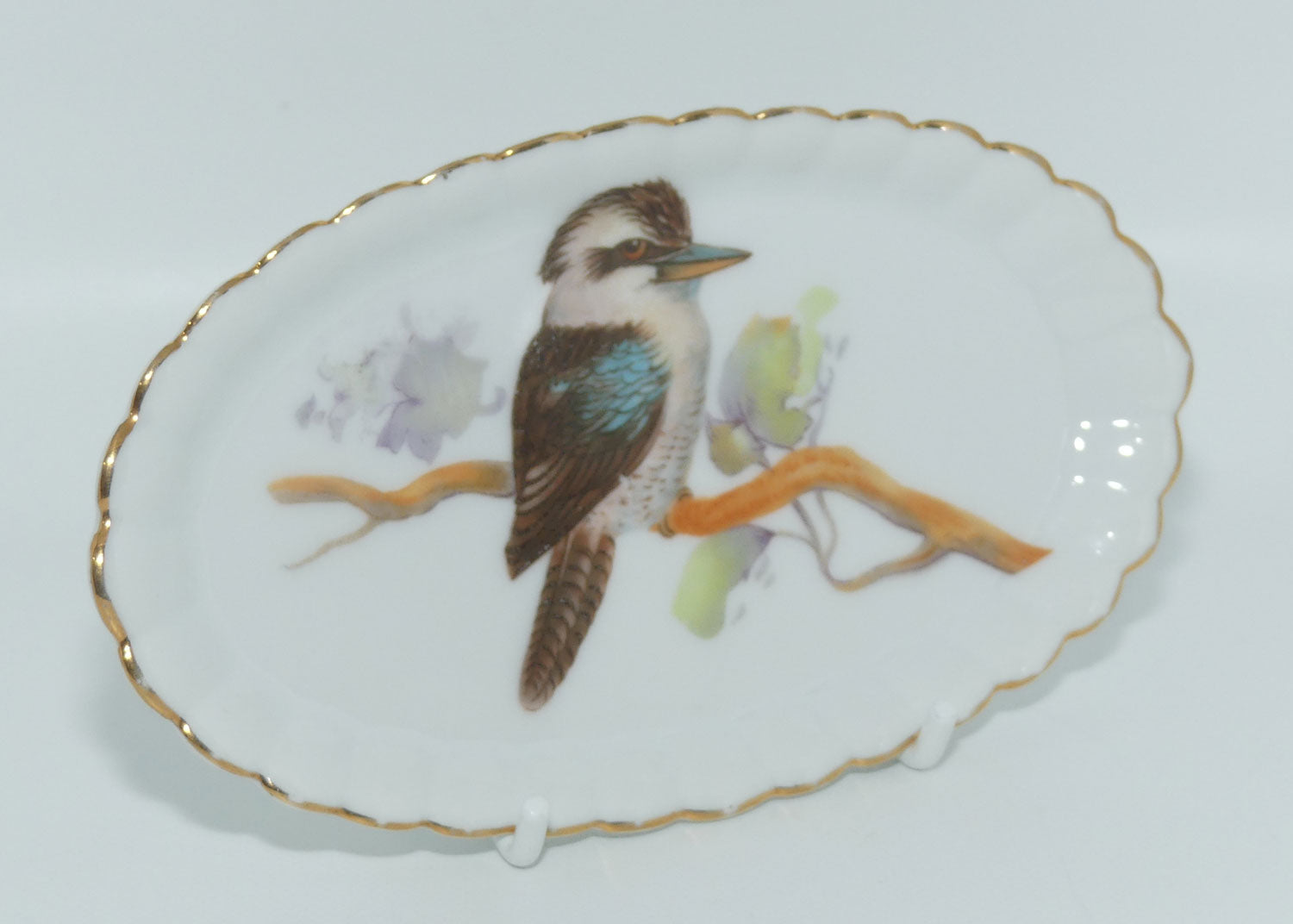 Australiana | Kookaburra motif oval tray