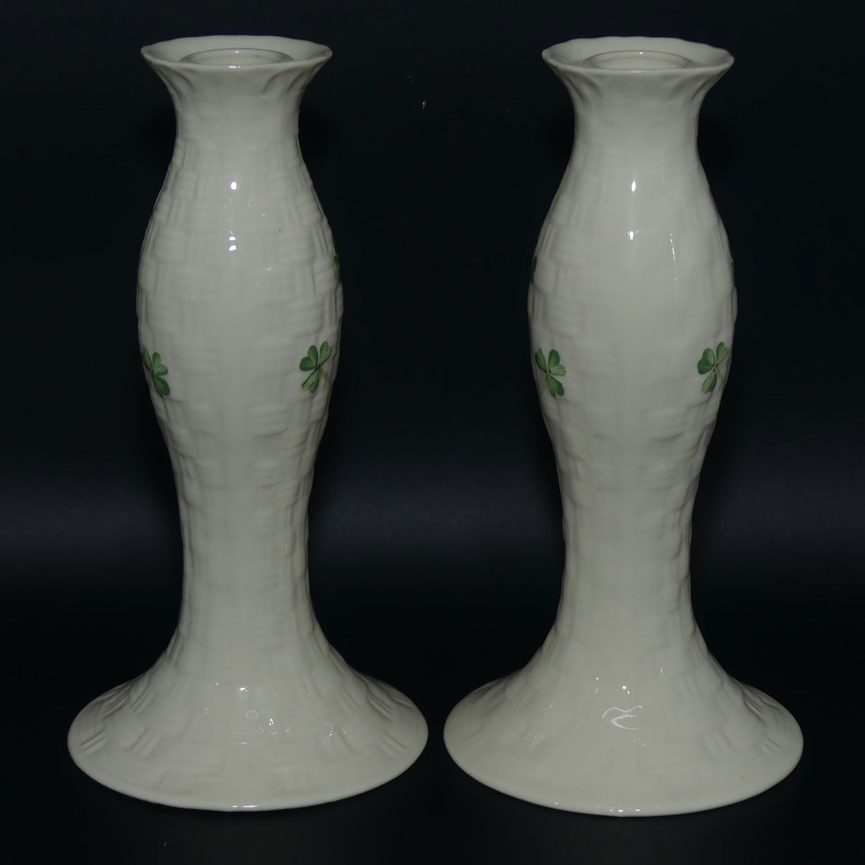 belleek-kylemore-pair-of-candlesticks-4th-green-mark