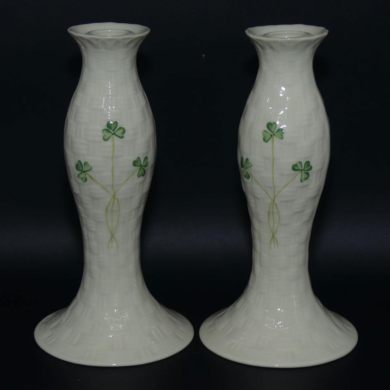 belleek-kylemore-pair-of-candlesticks-4th-green-mark