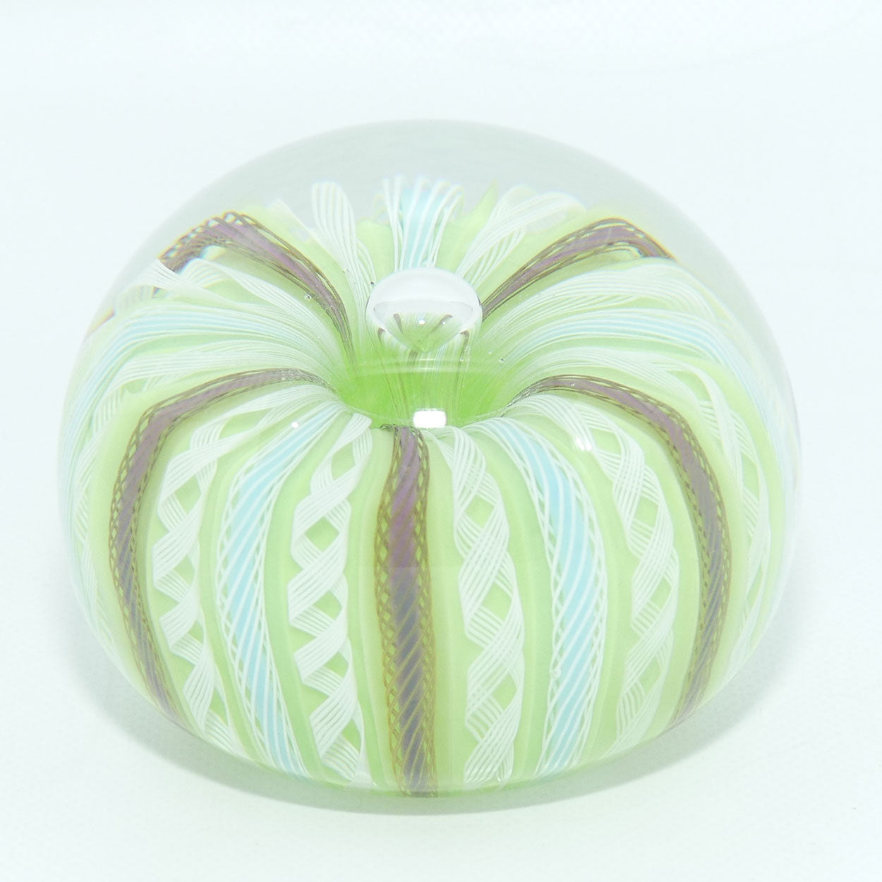 john-deacons-scotland-bubble-crown-large-paperweight-lime