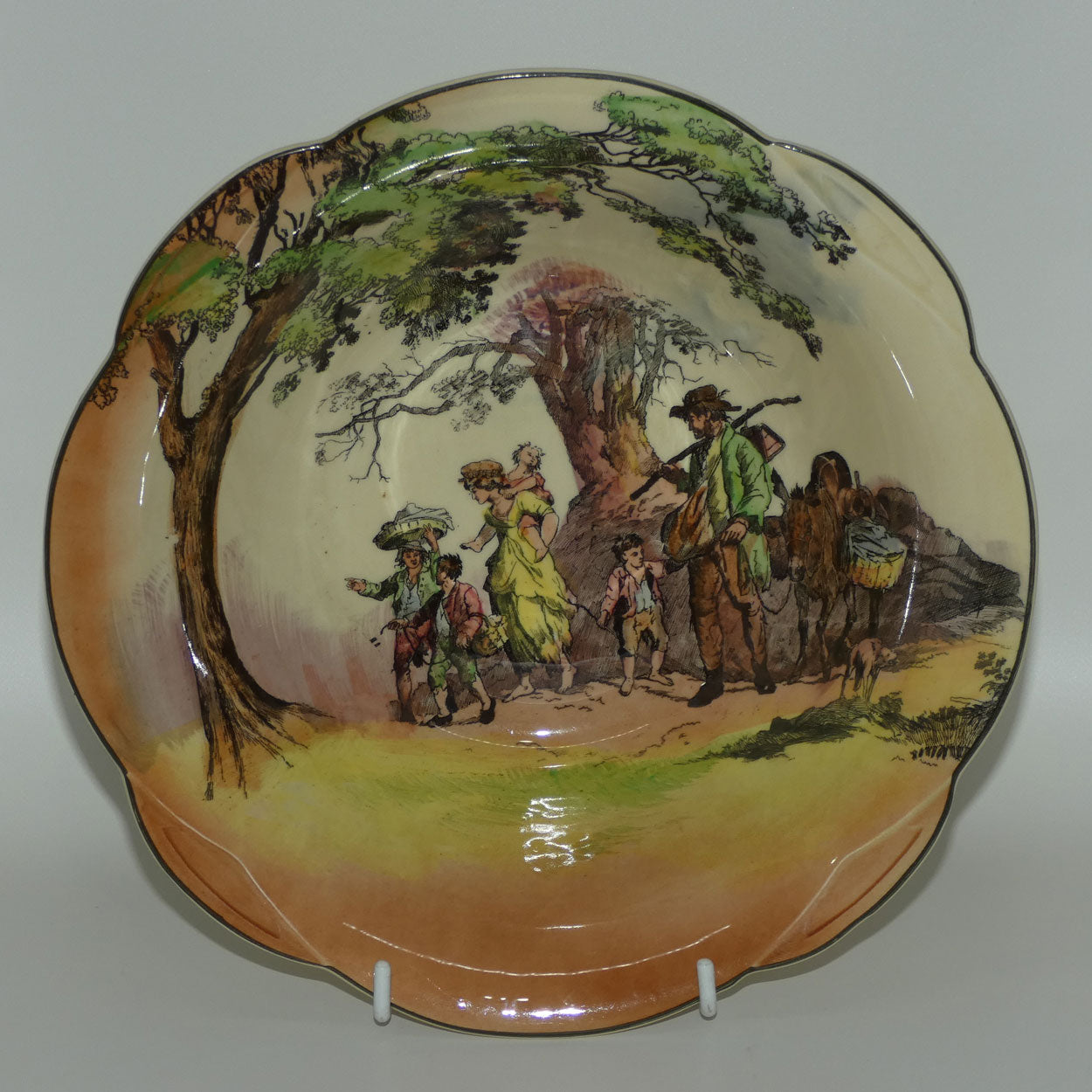 royal-doulton-gleaners-and-gypsies-lobed-bowl