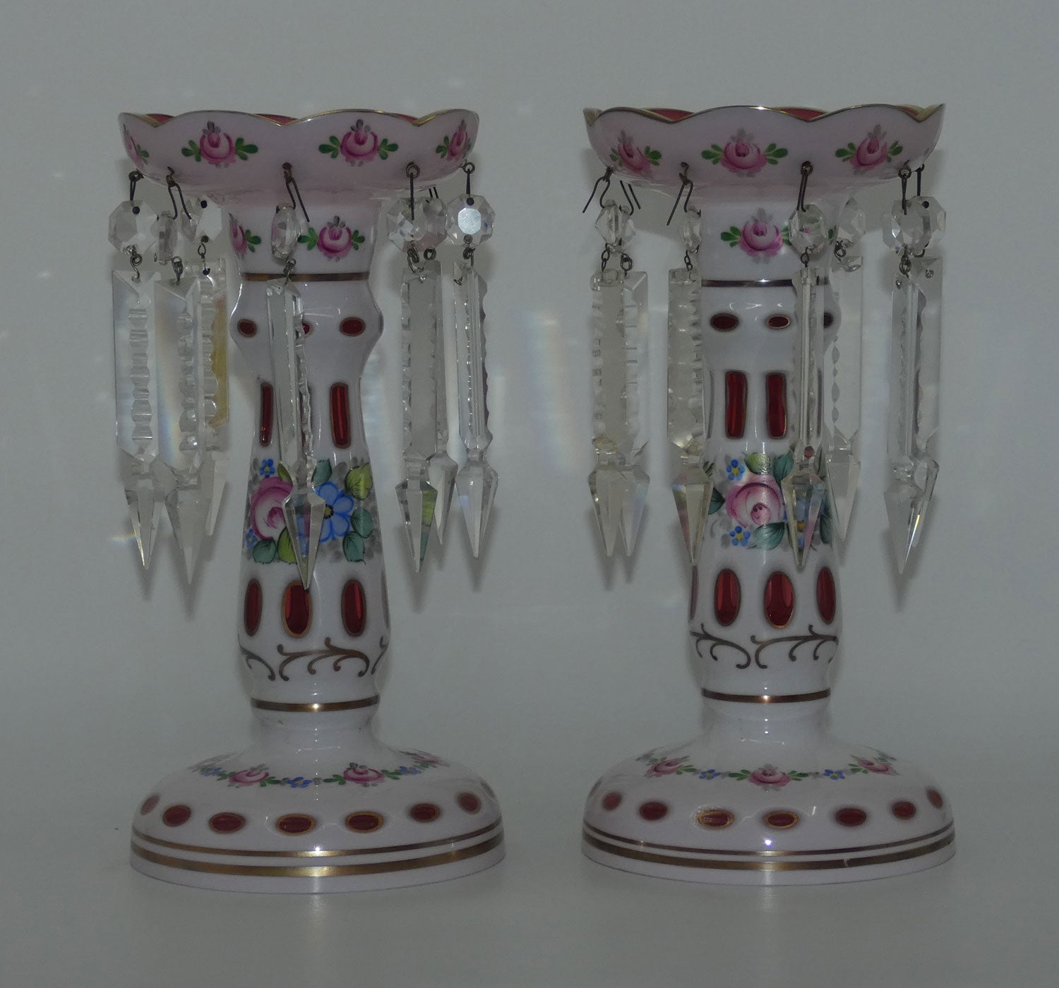 pair-of-bohemian-hand-painted-and-gilt-cased-glass-lustres-c-1950