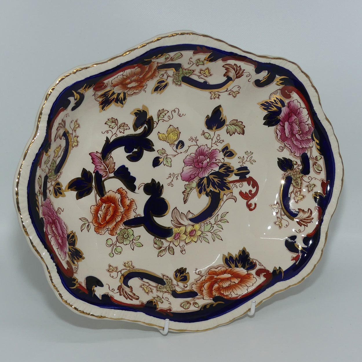 Masons Ironstone Mandalay pattern large oval bowl | 28.5cm