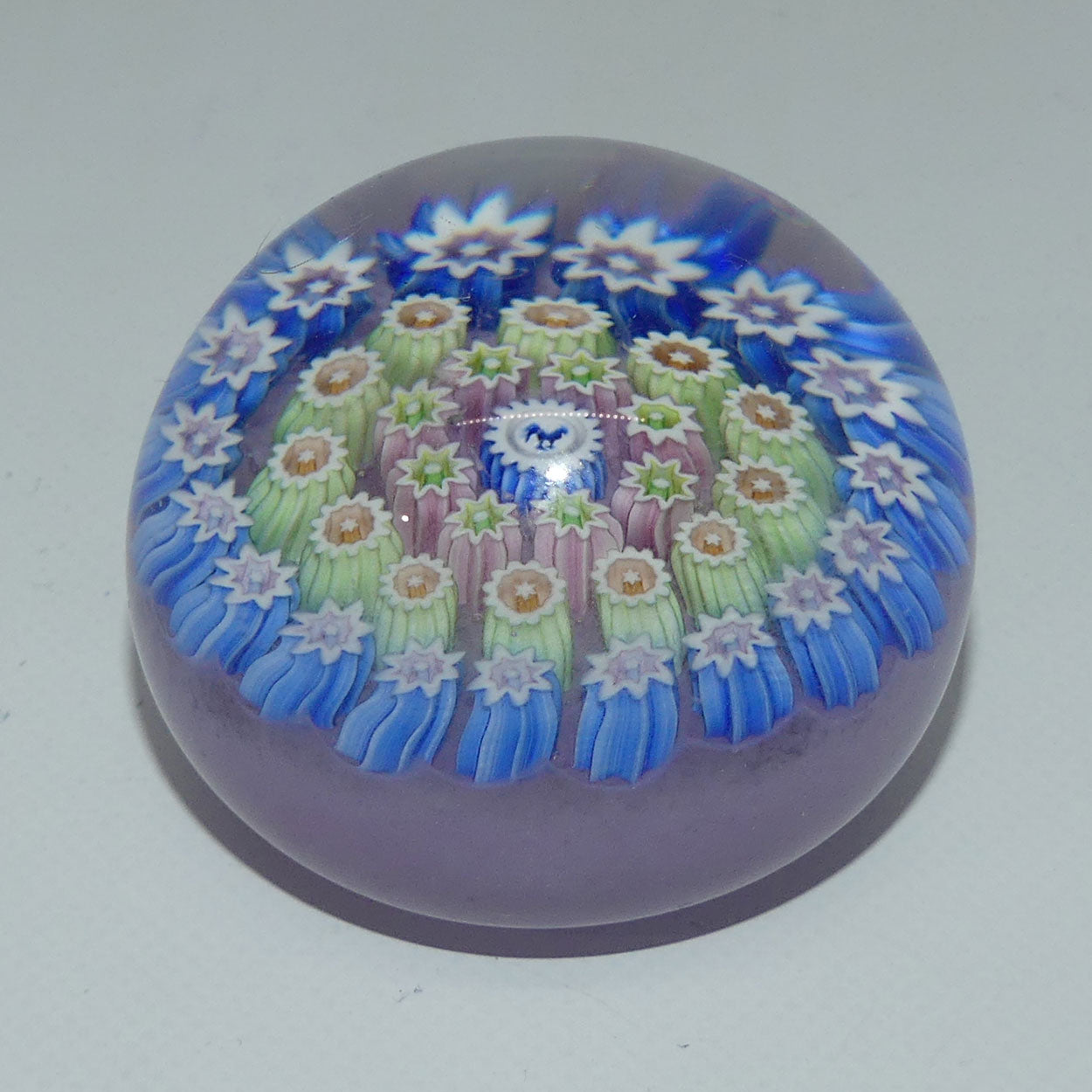 john-deacons-scotland-millefiori-silhouette-cane-miniature-paperweight-moonstone
