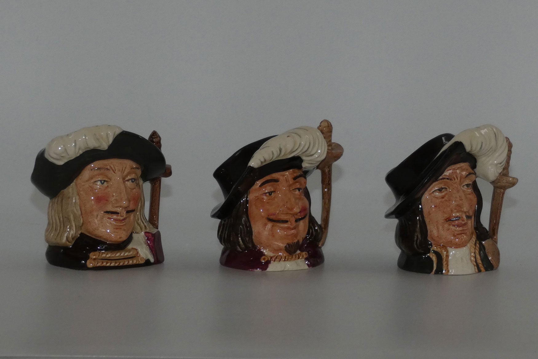 d6508-d6516-royal-doulton-miniature-character-jug-set-three-musketeers
