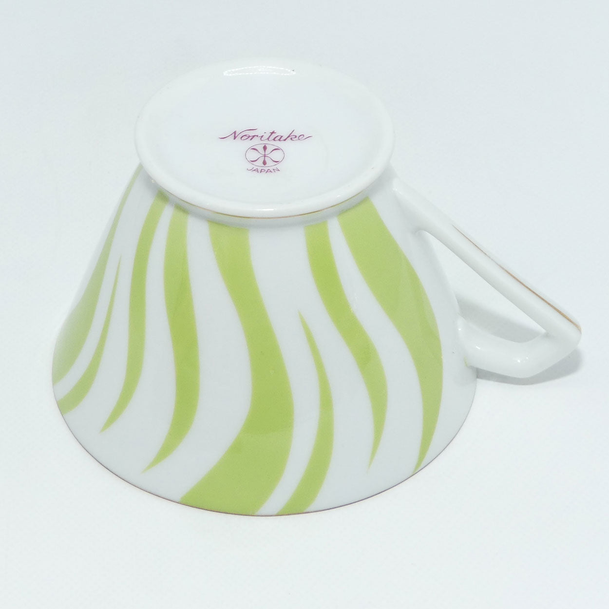 vintage-retro-noritake-japan-zebra-pattern-trio-lime