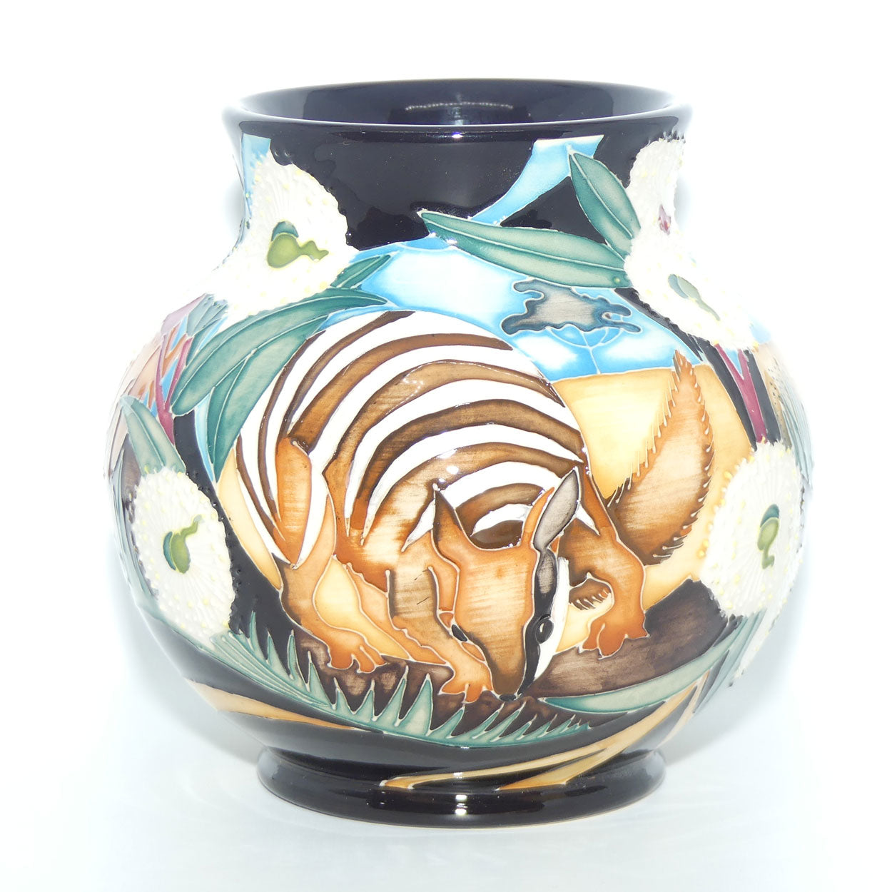 Moorcroft Pottery | Nimble Numbats vase | Australian Exclusive Ltd Ed 19/40
