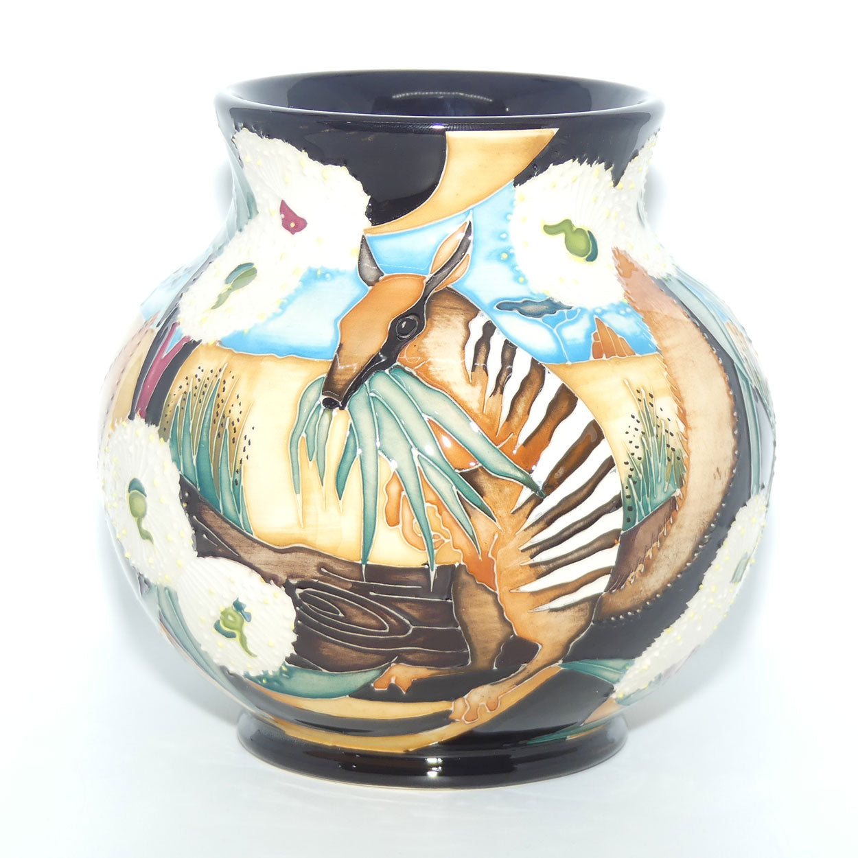 Moorcroft Pottery | Nimble Numbats vase | Australian Exclusive Ltd Ed 19/40