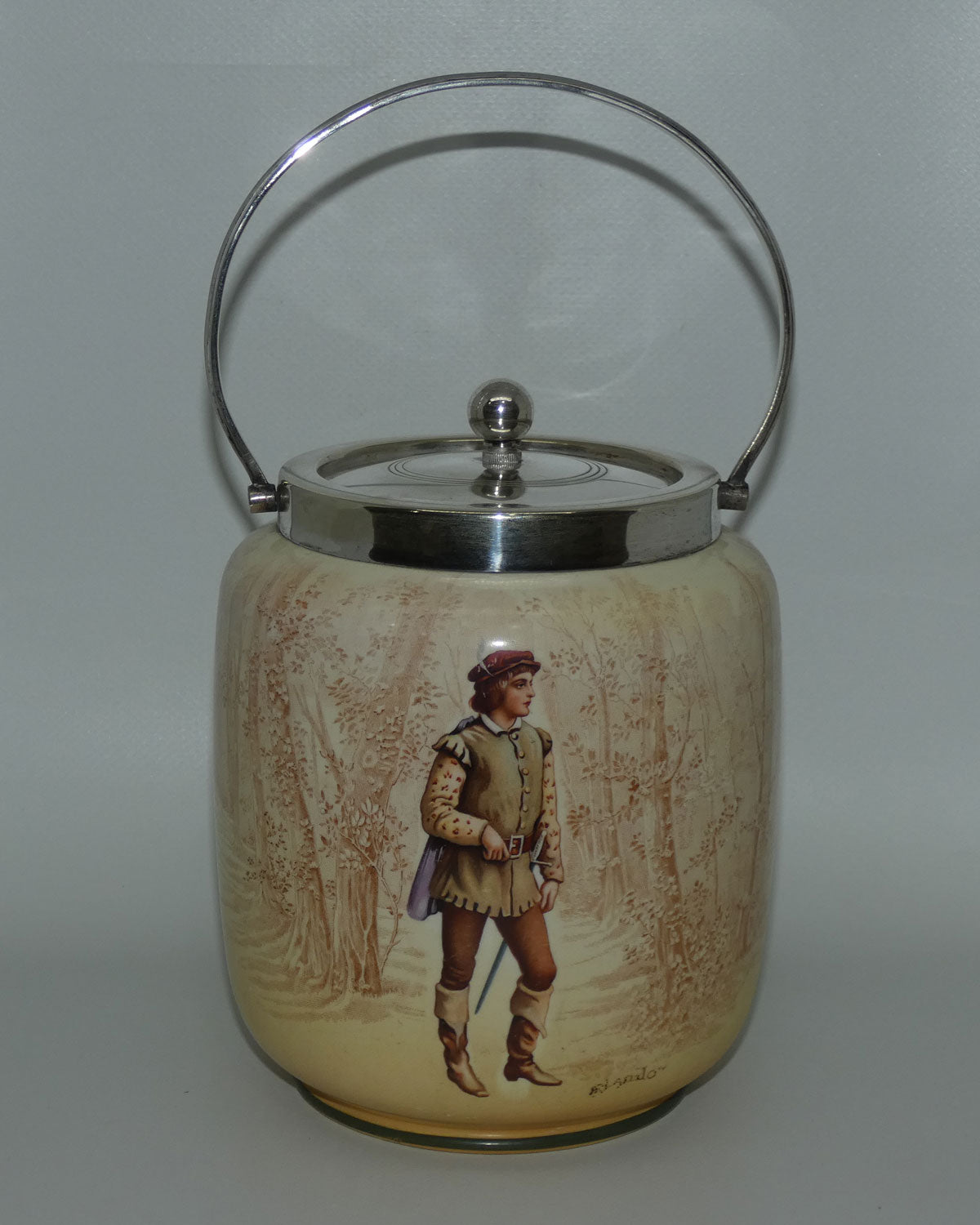 royal-doulton-shakespearean-orlando-biscuit-barrel-d3746