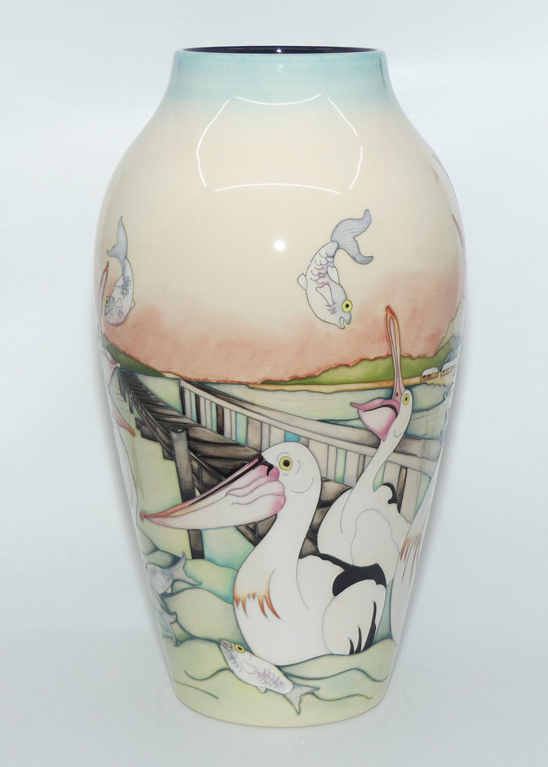 Moorcroft Pottery | Australian Exclusive | Pelican Parade 200/15 vase (LE 20 only)